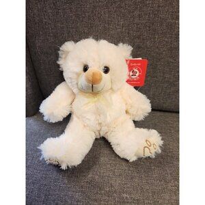 Plush Teddy Bear MS Quality Gift INC Christmas Bear Holiday Plush 14" toy Tags